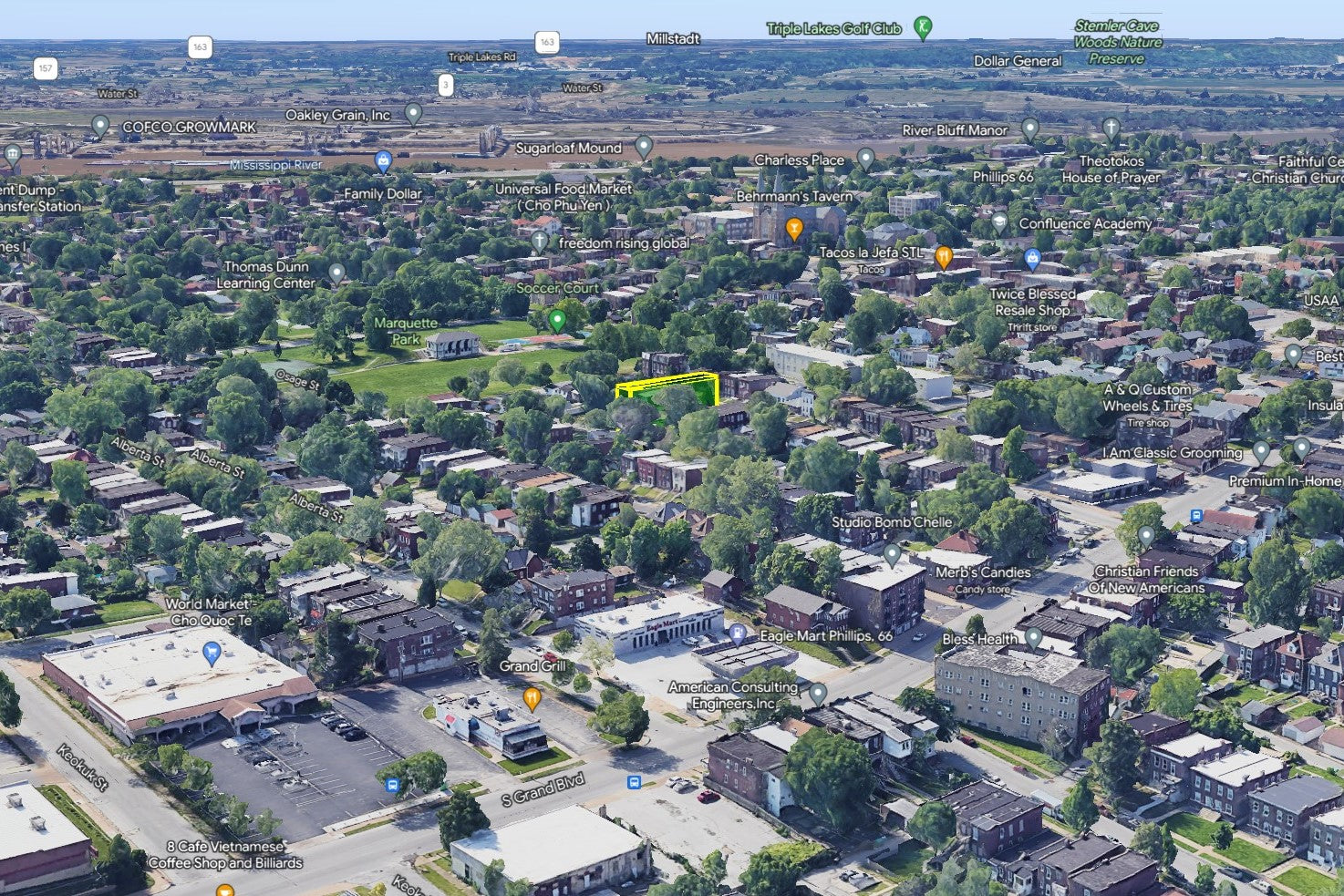 0.08 Acre St. Louis, Saint Louis City County, MO (Power, Water, & Paved Road)