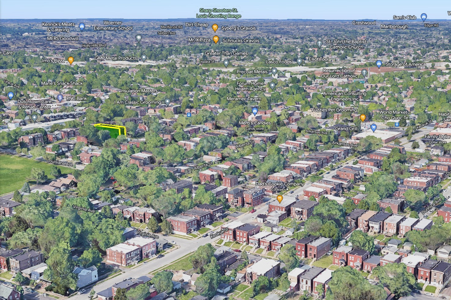0.08 Acre St. Louis, Saint Louis City County, MO (Power, Water, & Paved Road)