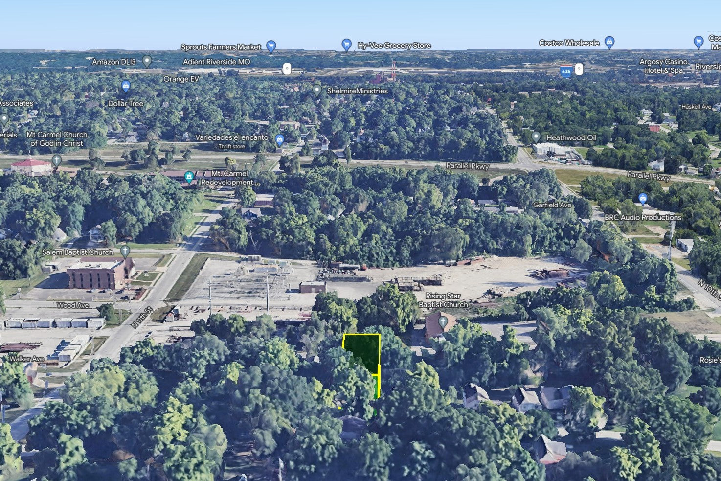 0.11 Acre Kansas City, Wyandotte County, KS (Power, Water, & Paved Road)