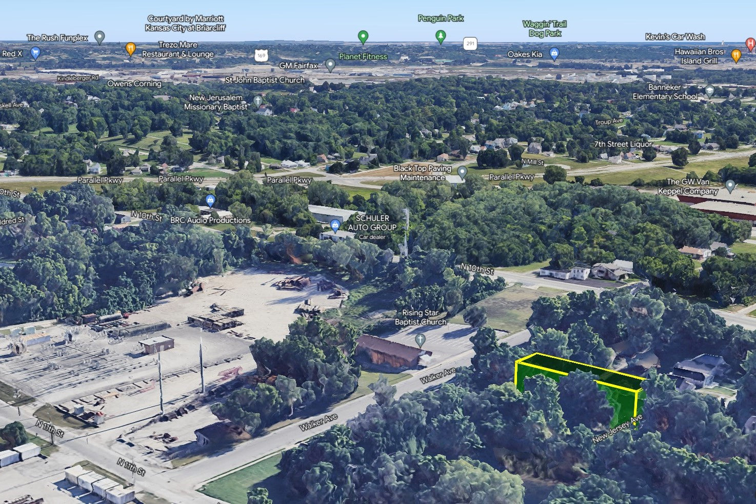 0.11 Acre Kansas City, Wyandotte County, KS (Power, Water, & Paved Road)