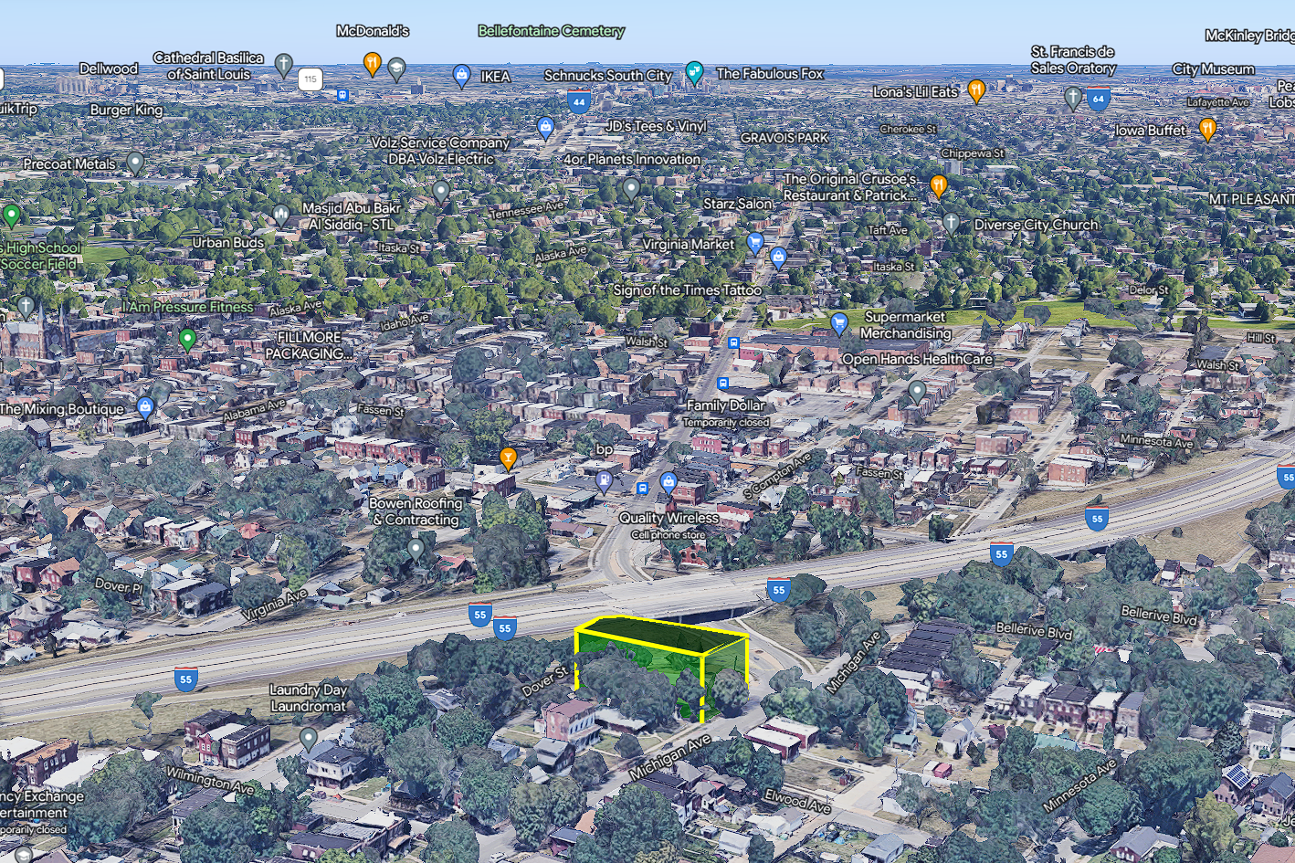 0.23 Acre Saint Louis, Saint Louis City County, MO (Power, Water, & Paved Road)