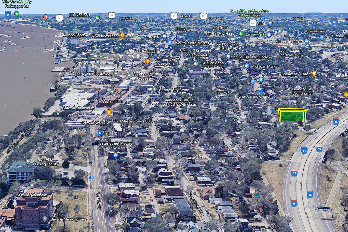 0.23 Acre Saint Louis, Saint Louis City County, MO (Power, Water, & Paved Road)