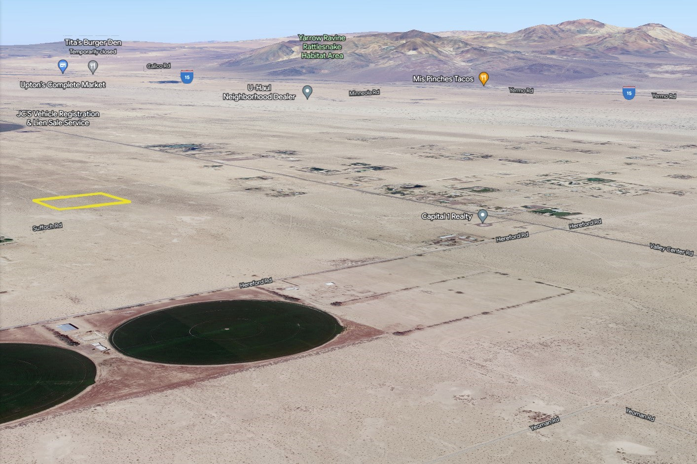 8.91 Acres Newberry Springs, San Bernardino County, CA